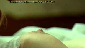 Big natural tits nurse caught horny in lingerie with patient