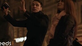 Tatted redhead natural tits teen rides cowgirl doggystyle bent over morning cumshot fuck