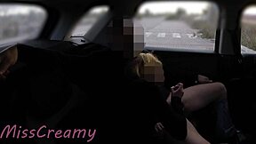 Dogging My Slutty Wife And Student In Public Lot