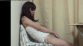 Hidden cam spies japanese girl fingering while reading