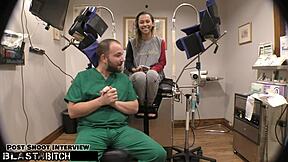 doctor blasts kalani luana's tanned ass with cum pov