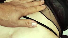 our homemade lingerie sessions with my russian mature milf wife in stockings feel so intimate