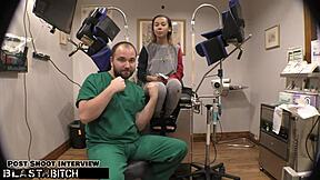 doctor blasts kalani luana's tanned ass with cum pov