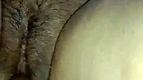 Oiled Hairy Pussy Spread Wide as BF Fingers Hot Girl Deep