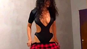 Sexy Latina Teen Undresses for Boss Fuck on Hidden Work Cam