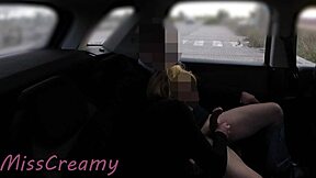 Dogging My Slutty Wife And Student In Public Lot