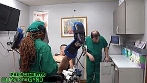 strangers sneak in for some anal fingering and humiliation in the hospital