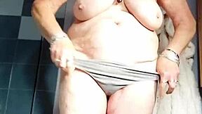 i'm granny shoving this cucumber deep in my hairy wet beaver... oops