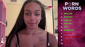Lily Starfire's Oiled Ebony Tits Go Deeper