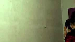 Sexy Latina Teen Undresses for Boss Fuck on Hidden Work Cam