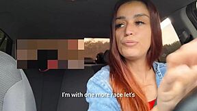 i catch driver masturbating then fuck him hard in car