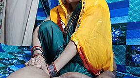 dirty hindi talk as father-in-law creampies bahu in mouth