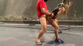 hey, watch your wife get followed and fucked by a stranger?