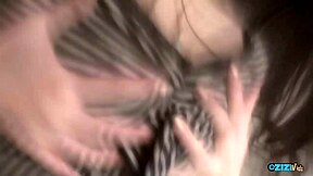 imagine her deepthroating cock high up on the rooftop edge