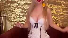 belly dancer goddess sways seductively in glasses