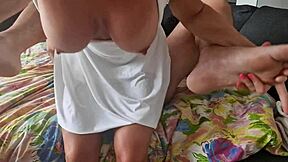 hey, check out this milf dominating with a wild ride