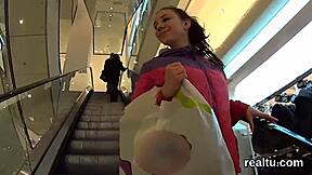 flawless czech teen teased in supermarket then stripped and pov drilled hardcore