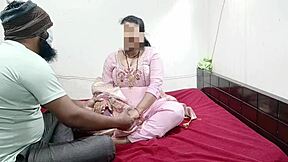 stepsis pregnant belly shakes during bedroom blowjob missionary pound