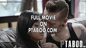 ember snow cheats with huge cock while licking pussy in the snow