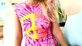 vanessa cage blue-eyed blonde coed gulps big cock pov cum swallow outdoors!