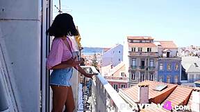 petite asian milf model strips sensually outdoors then poses naked with small tits 😍🔥