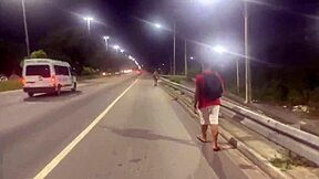 hey, watch your wife get followed and fucked by a stranger?