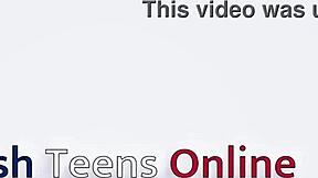 hey, check out this college student stuffing her panties