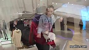 flawless czech teen teased in supermarket then stripped and pov drilled hardcore
