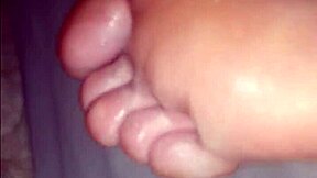 Intensely Licking And Sucking Every Wrinkle On My Girlfriend's Soft Soles