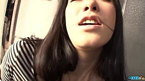 imagine her deepthroating cock high up on the rooftop edge