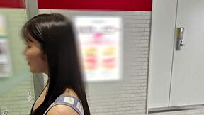 whoa, this clear-skinned nurse's peach ass rocks standing doggy! 🍑💦