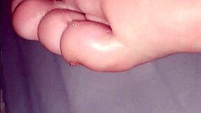 Intensely Licking And Sucking Every Wrinkle On My Girlfriend's Soft Soles