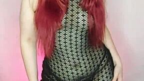 argentinian redhead nympho club slut joi shakes big ass toys orgasm