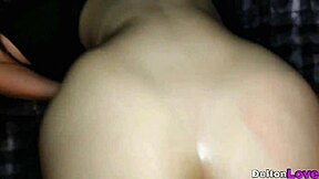 POV amateur latina pounded hard until deep ass creampie explosion
