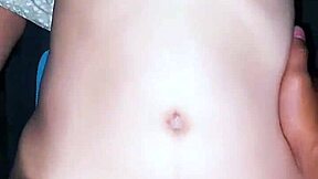 Skinny Asian teen bent over motorbike fucked in neighborhood alley