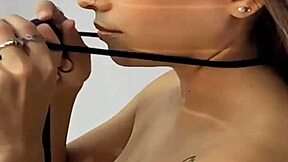 Virgin Lingerie Model Pays with Tight Ass Creampie Surprise?