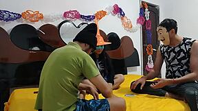 that halloween night i watched her cunning witch costume come off while i ate her out in the bedroom