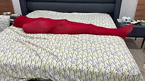 i'm locked tight in pantyhose bondage cocoon