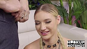 Daisy lavoy craves bryan gozzling's rough face fuck and cumshot
