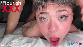 Magenta Lexx bound tight in West Philly Dungeon for hardcore petite anal assfucking trailer