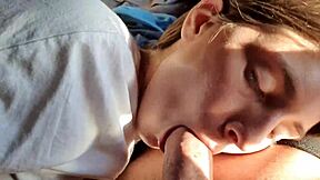hey babe, you ready for this risky public blowjob while camping with your boyfriend?