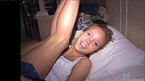 Tiny Blonde Fuck Buddy Teases on Vacation Getaway