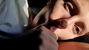 hey babe, you ready for this risky public blowjob while camping with your boyfriend?