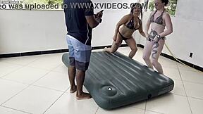 Gostosas, air mattress trouble? talented black stud creampies juicy pussies