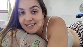 Having fun roleplaying giving stepbrother epic blowjob with big ass 🍑😉