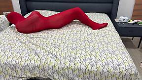 i'm locked tight in pantyhose bondage cocoon