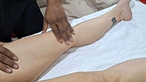 Naughty Masseur Devours Hot Mature Woman's Wet Pussy and Big Ass