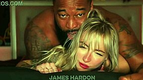blonde hotwife craves bbc breeding but will it take? interracial bareback closeup