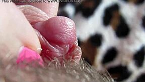 Big Clit Pulses in Extreme Closeup Orgasm