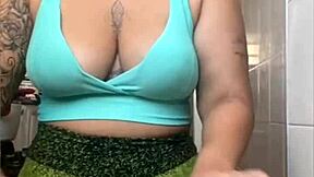 i'm wearin this super tight shorts that hug my curves just right showin off every inch in public